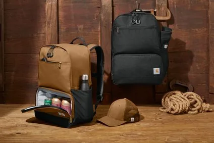 Branded Carhartt bags and gear for a trades company