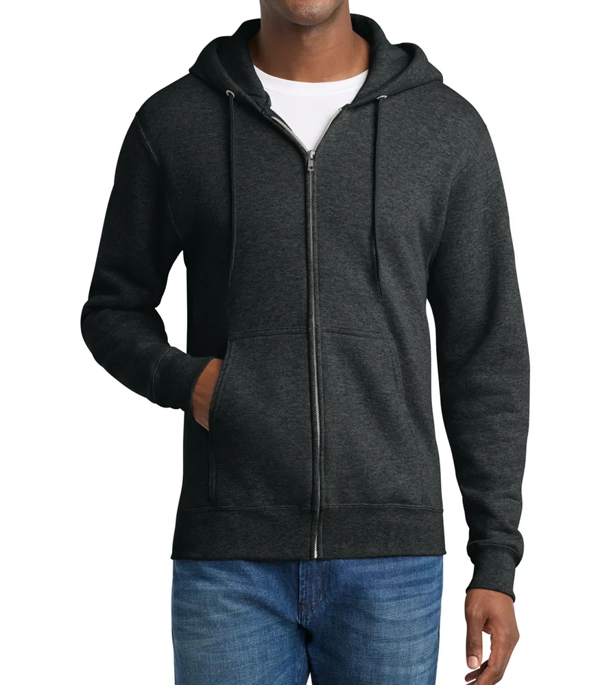 Port & Co Core Fleece Full-Zip Hooded Sweatshirt