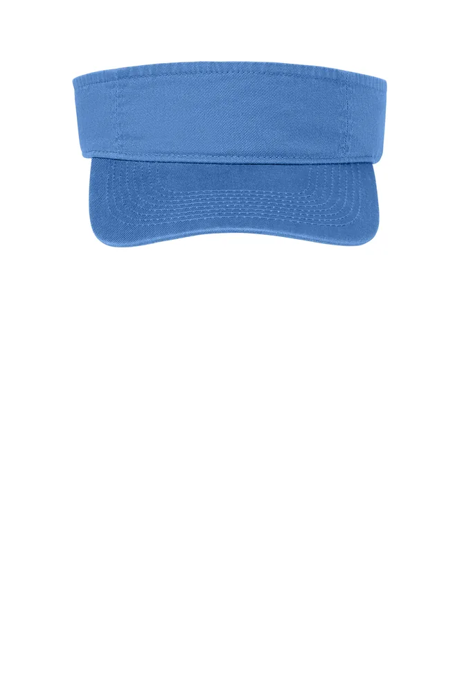 Port Authority Fashion Visor in Ultramarine Blue custom hat