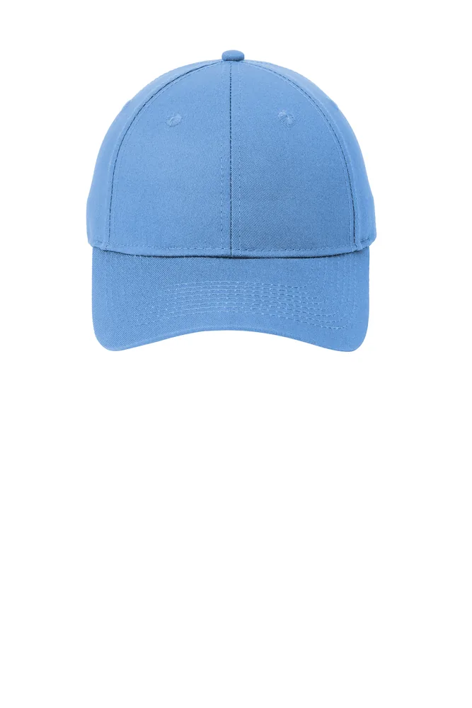Port Authority Six-Panel Twill Cap in Carolina Blue custom hat
