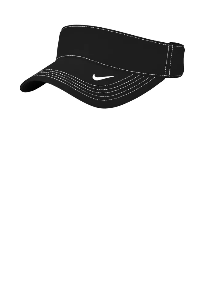 Nike Dri-Fit Ace Visor in Black custom hat