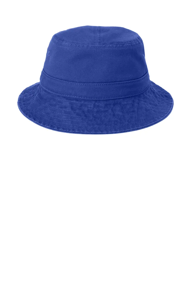 Port Authority Bucket Hat in Royal custom hat