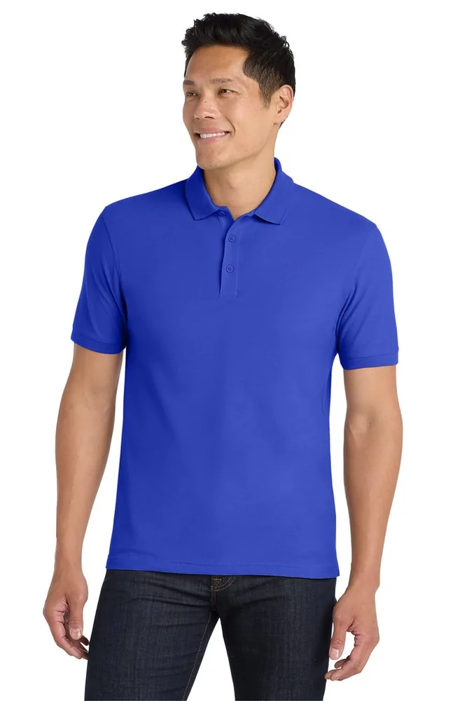 Custom embroidered staff polo for restaurant and hospitality front-of-house teams