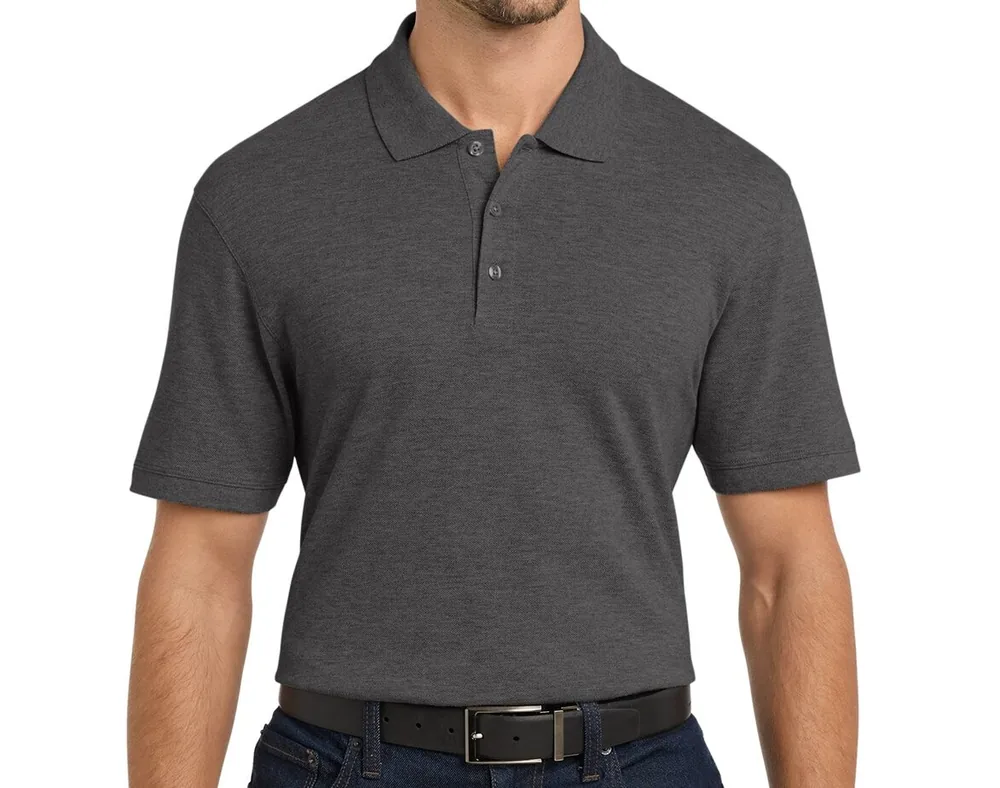 Port Authority EZCotton Polo custom embroidered polo