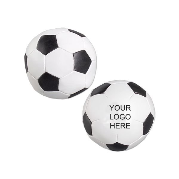 Soccer ball stress balls with custom logo