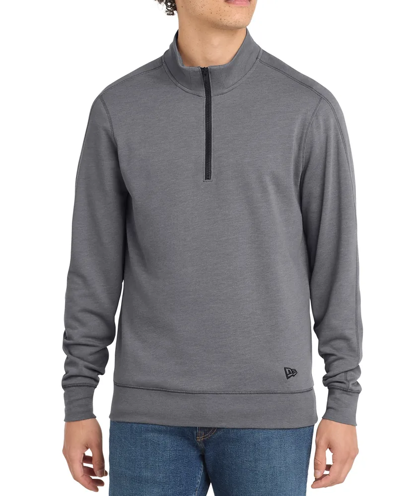 New Era Tri-Blend Fleece 1/4-Zip Pullover