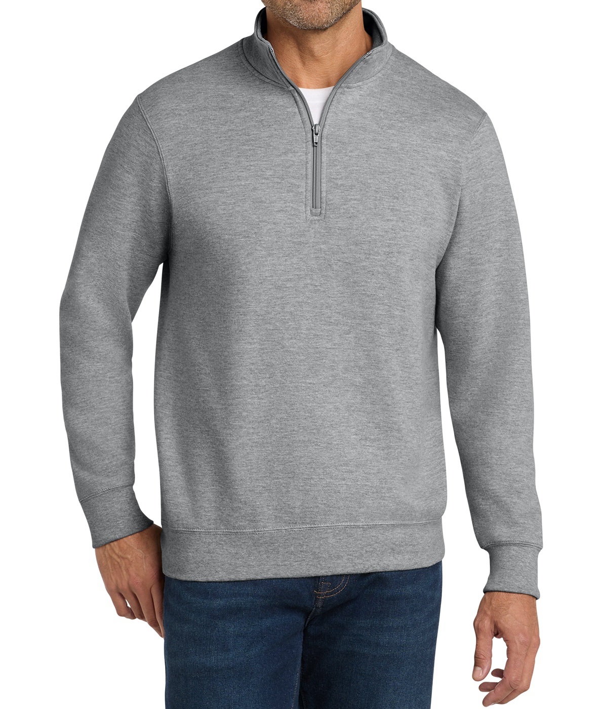 Port & Co Fan Favorite Fleece 1/4-Zip Pullover Sweatshirt