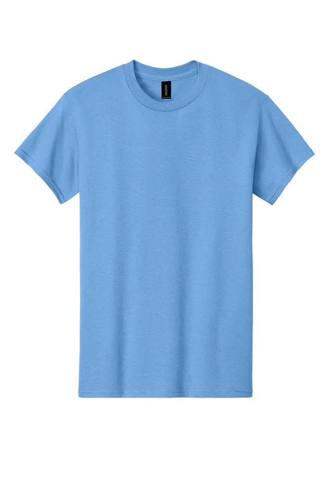 Gildan Heavy Cotton custom tee in Carolina blue