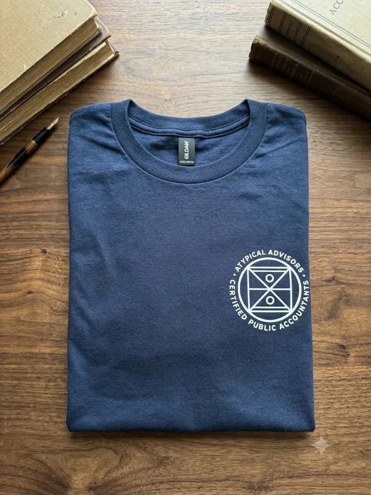 Atypical Advisors tee — custom apparel by Carolina Custom Threads, Charlotte NC