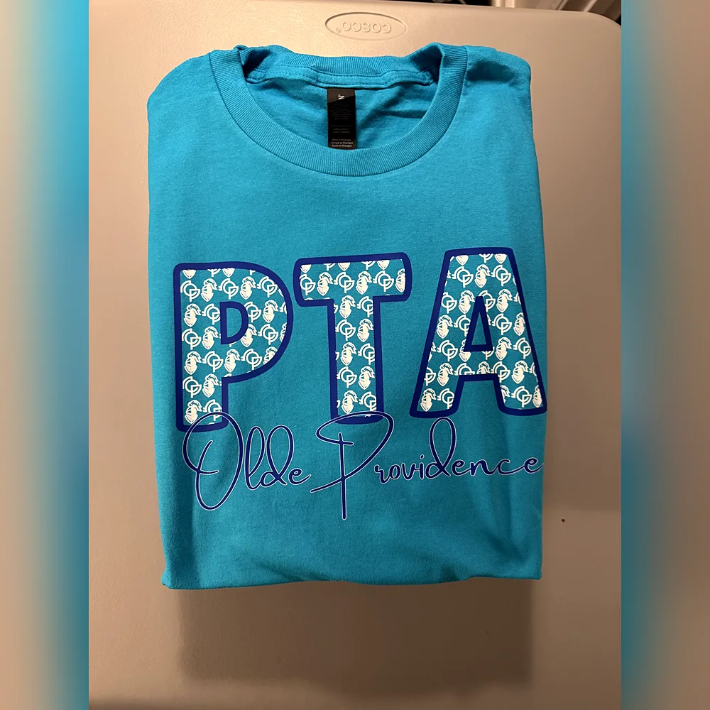 Olde Providence PTA tee — custom apparel by Carolina Custom Threads, Charlotte NC