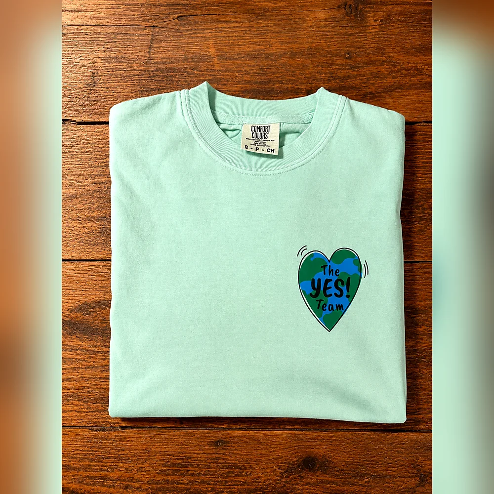 St. Peter's YES! Team pocket print — custom apparel by Carolina Custom Threads, Charlotte NC