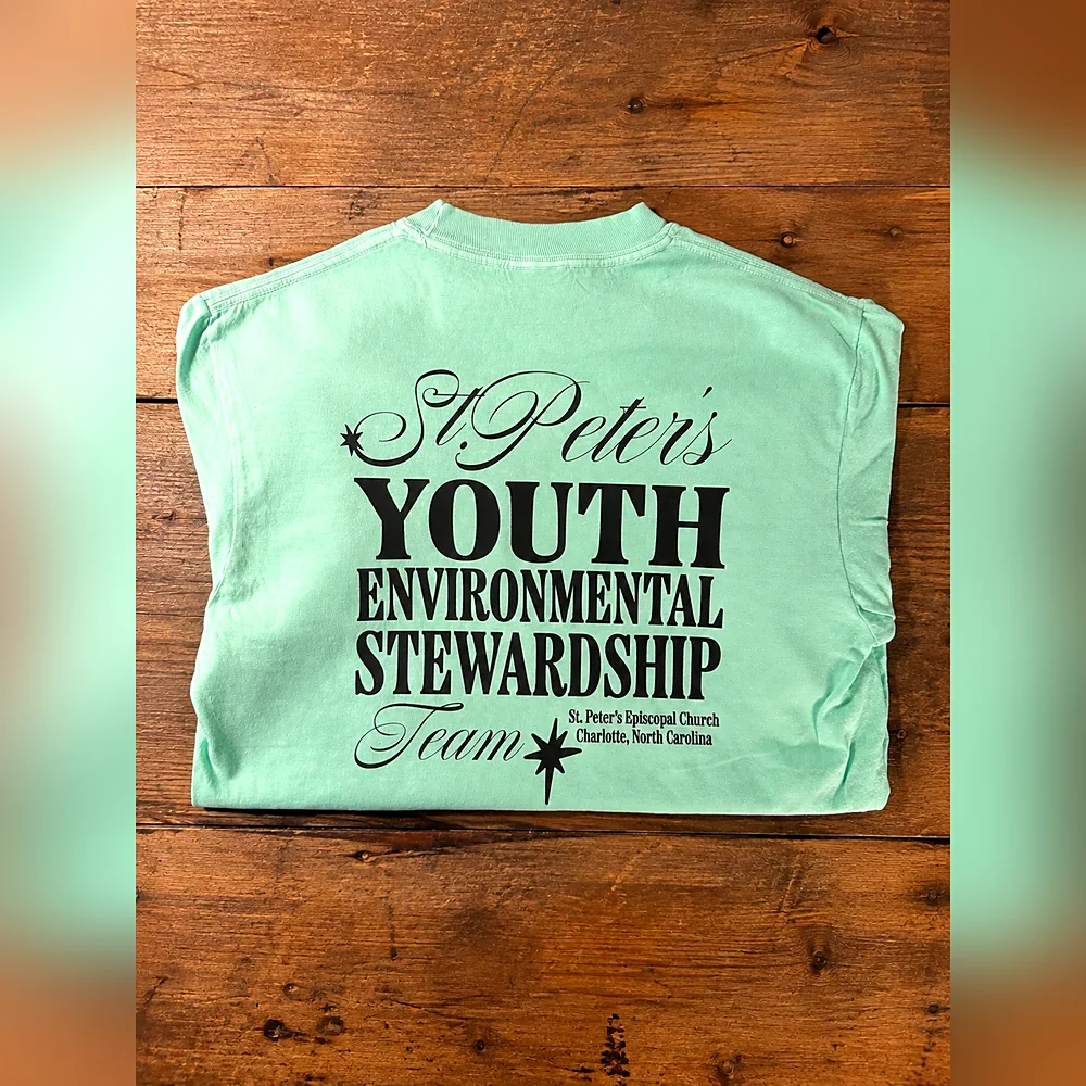 St. Peter's Youth Stewardship tee — custom apparel by Carolina Custom Threads, Charlotte NC